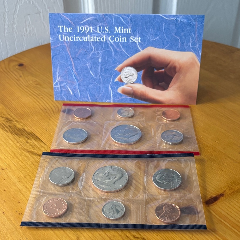 1991 U.S. Mint Uncirculated Coin Set